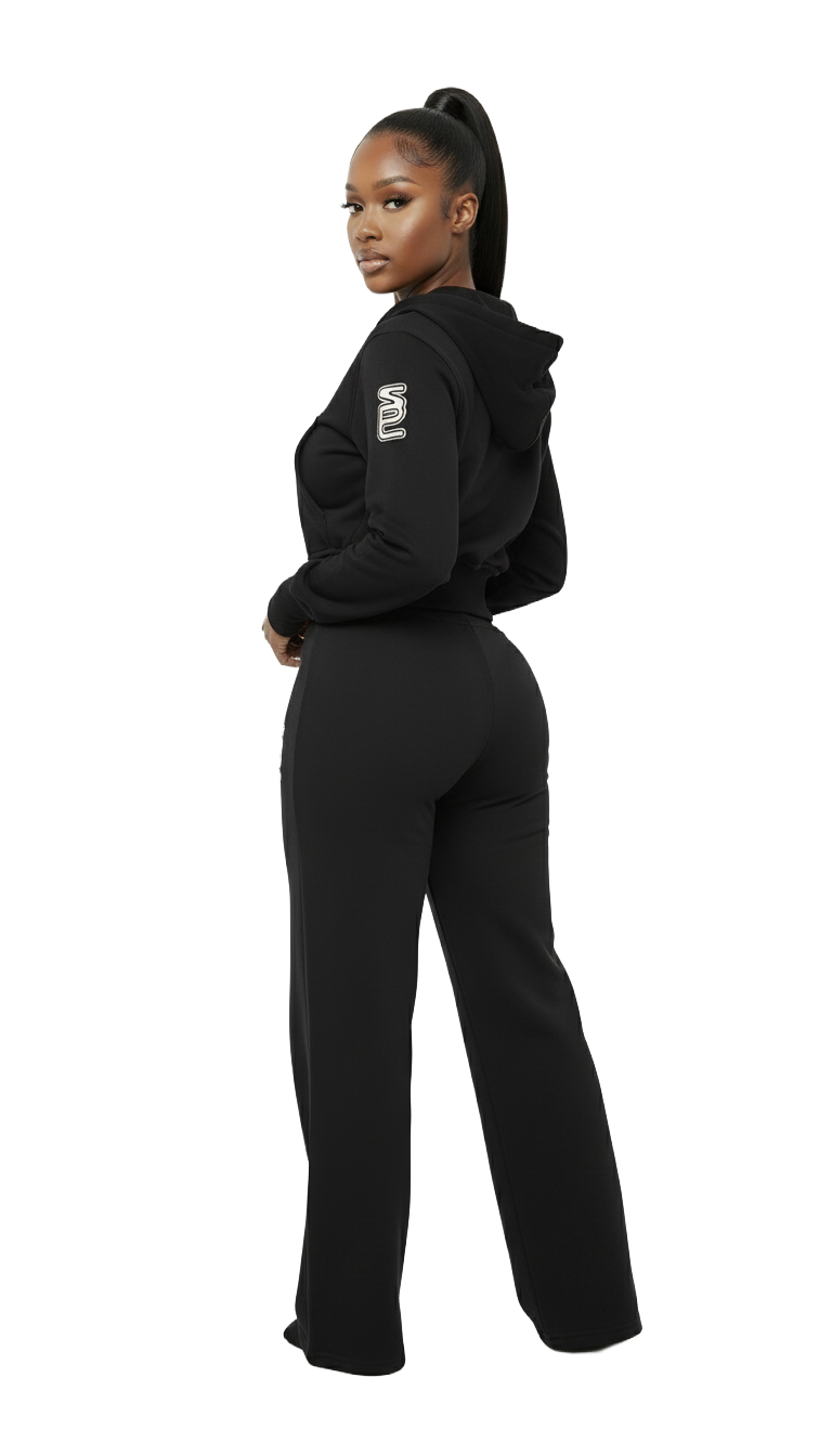 LUXE Black Tracksuit